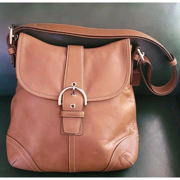 Coach Handbags - Vintage Coach G3s-9481 Brown Leather Crossbody/hobo Bag Bucket Shoulder Purse